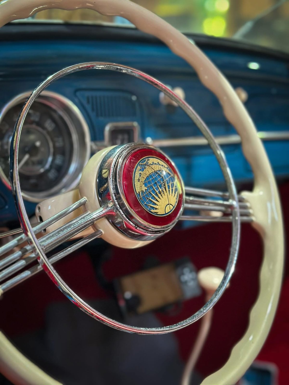 Detalle de volante VW vintage